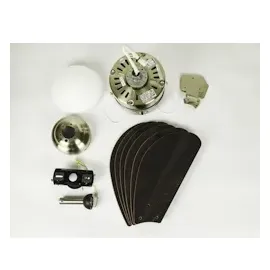 Westinghouse Turbo Swirl 76 cm Deckenventilator chrom/wanaque mit Licht