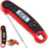 JOPHEK Fleischthermometer, Fleischthermometer Digital Bratenthermometer, Fleischthermometer Grillthermometer für Küche Steak Ofen
