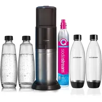 Sodastream Wassersprudler DUO Mit Quick-Connect Co2-Zylinder| Inkl. 2X 1L Glasfl