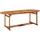 deluke Garten-Esstisch SEDO 220 x 90 x 75 cm Braun