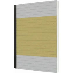 Sigel Notizbuch Recycling A5 200 Seiten Softcover liniert 80g leuchtgelb