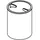 TECE 668010 Tauchrohr DN 50 flach