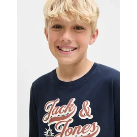 JACK & JONES JUNIOR Jjelogo TEE LS O-NEC 2 COL AW25 NOOS Jnr - 128