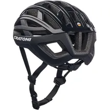 CRATONI Fahrradhelm C-AirLite Schwarz glänzend-matt Gr.M/L (56-58 cm)