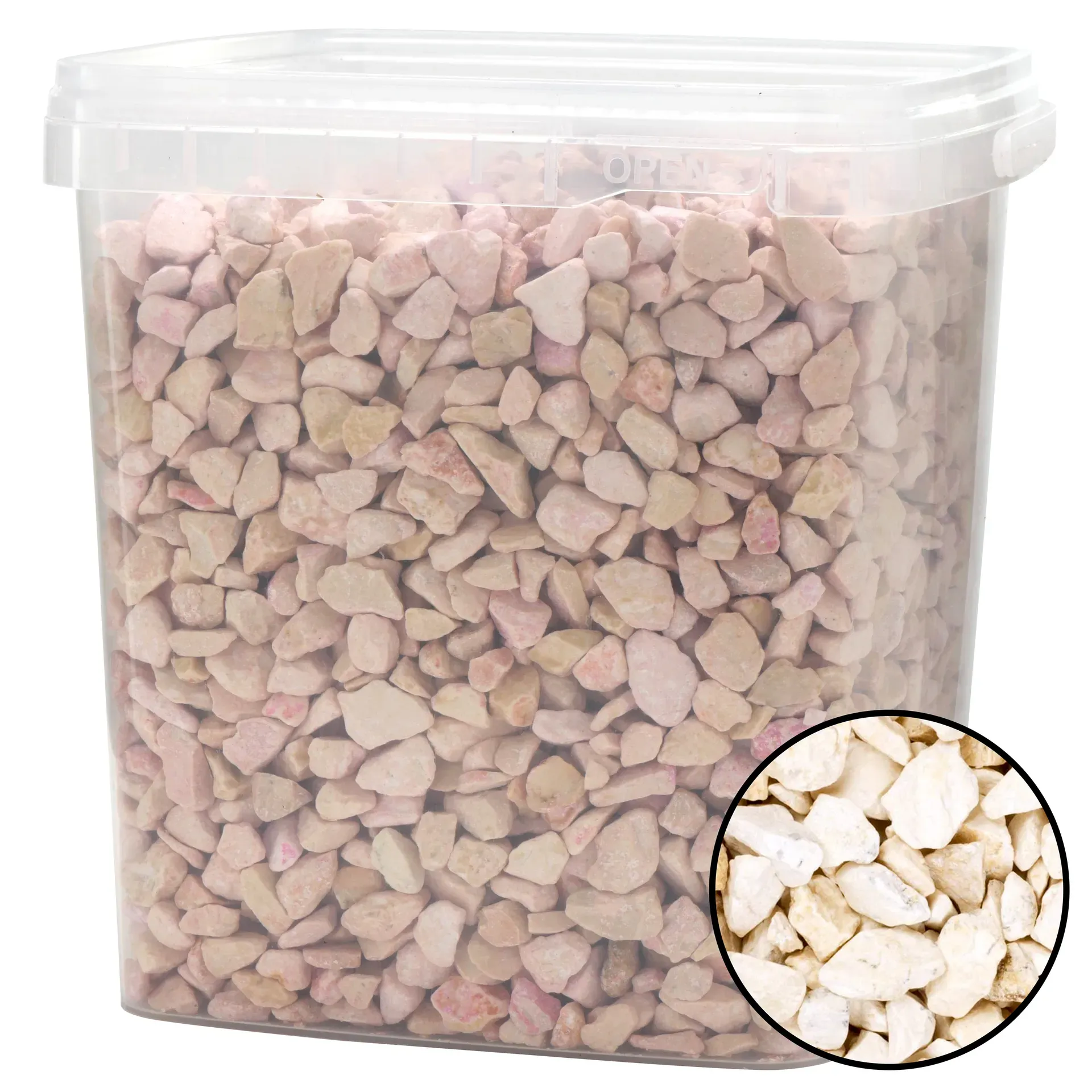 Dekosteine 9-13mm 5L creme
