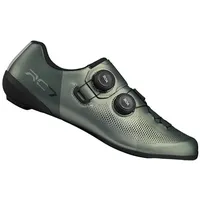 Shimano Rennradschuh SH-RC703 | breite Ausführung | dunkelgrün 44