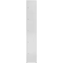 Classix Schließfachschrank lichtgrau X-520510, 5 Schließfächer 31,0 x 50,0 x 180,0 cm