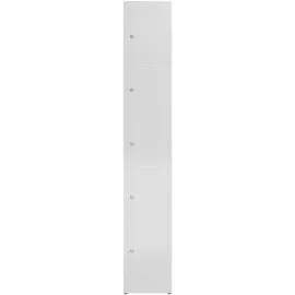 Classix Schließfachschrank lichtgrau X-520510, 5 Schließfächer 31,0 x 50,0 x 180,0 cm