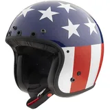 Simpson Chopper Ez Ece22.06 Jethelm - White / Red / Blue - S