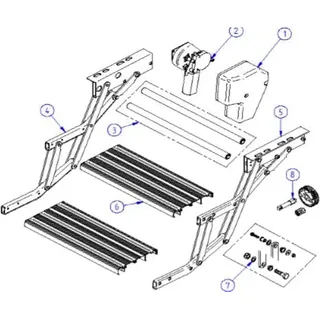 Thule Bolzensatz Thule Double Step 12V Alu