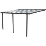 BECKMANN Trend Gr. 3", grau (anthrazit), B:435cm T:250cm, Aluminium, Kunststoff, Terrassenüberdachungen