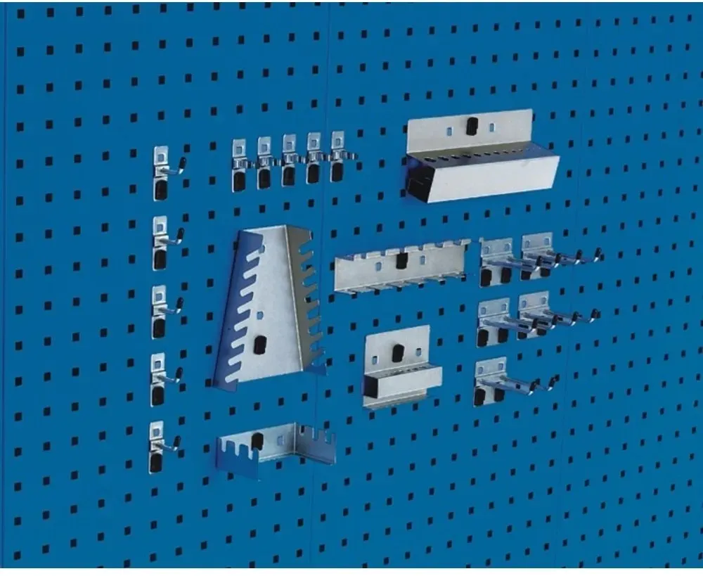 bott Werkzeughalter, 10 Haken/5 div.Halter/5 Werkzeugklemmen, BxHmm