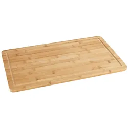 WENKO Herdabdeckplatte, Bambus, braun