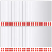 vidaXL Spiegelfliesen-Set 24-tlg. Quadratisch  silber