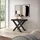 SKRAUT HOME Ausziehtisch 262 x 73 x 90 cm schwarz
