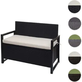 MCW MCW-F39 2er Sitzbank 120 x 60 x 85 cm Anthrazit