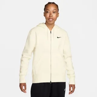 Nike Damen Unterjacke Sportswear Phoenix Fleece, Sail/Black L