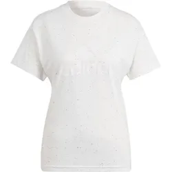 ADIDAS Damen Shirt Future Icons Winners 3.0, Wollweiß, bunte Sprenkel, S
