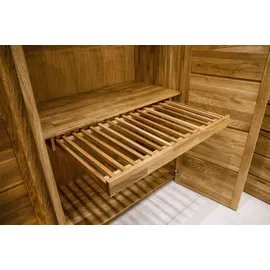 Home Affaire Hosenhalter HOME AFFAIRE "Chamara", beige (natur), B:120cm H:12cm T:57cm, Hosenhalter, Hosenhalter Kleiderbügel, Hosenhalter für Schrank Chamara, aus massivem Eichenholz