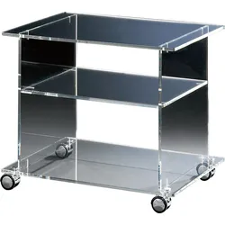 TV-Board PLACES OF STYLE "Remus", transparent, B:60cm H:51cm T:45cm, Acrylglas, Sideboards, aus Acrylglas