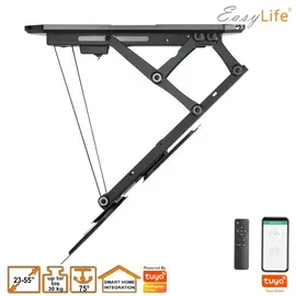 Easy Life EasyLife TV Deckenhalter Smart Home elektrisch schwenkbar 23 bis 55 Zoll VESA 400x400 Schwarz