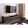 vente-unique LOTULA TV-Lowboard 180 cm Grau MDF/Spanplatte