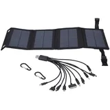 10-w-tragbares, Faltbares Solarpanel Für Camping Und Reisen – Schwarzes Solarmodul