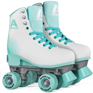 Apollo Rollschuhe Kinder und Erwachsene WEISS|minzblau 39/42