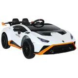 LEAN Toys Lamborghini STO Drift Kinderauto weiß (24V)