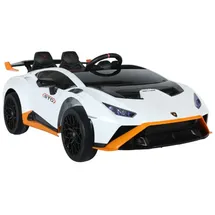 LEAN Toys Lamborghini STO Drift Kinderauto weiß (24V)