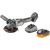 procraft industrial AG125Bbb Akku Winkelschleifer 20 V 125 mm inkl. 1x Akku 4,0 Ah + Ladegerät