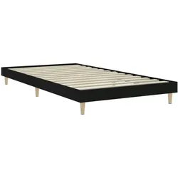 vidaXL Bettgestell Schwarz 100x200 cm Holzwerkstoff
