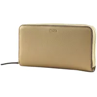 Boss Alyce Geldbörse Leder 20 cm light beige