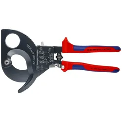 Knipex Kabelschneider, Kabelquerschnitt 240 - 380 mm2, Einhandbedienung, Klemmschutz, Cu- & AI-Kabel