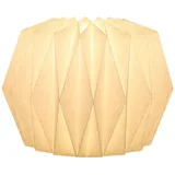 Eylkeup Origami Design Papier Lampenschirm, Nordische Kreativpapier Lampenschirm Deko Papier Laterne Deckenlampen Shade, Moderner Lampen Schirm Rund für Hängelampe