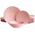Echtwerk Blanka Tafelservice 18-tlg. rosa mit Struktur