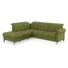 sit&more Eckcouch Federkern 3-Sitzer Grün