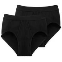 SCHIESSER Authentic Slip schwarz S 2er Pack