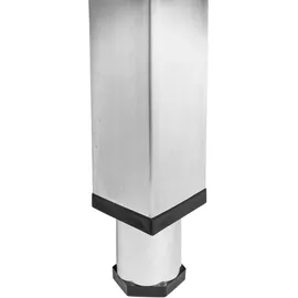 GastroHero Spülzentrum Edelstahl 1200x600 mm 1 Becken links mit Grundboden Aufkantung Spültisch Gastro Küche