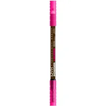 NYX Professional Makeup Powder Louder Brow Pencil, Mit voluminisierendem Mikrofiber für voller aussehende Augenbrauen, Vegane Formel, Farbton: Espresso