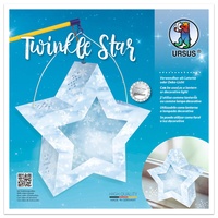 Ursus Laternenzeit / Home Decoration Twinkle Star Schnee, Bastel-Set als Laterne oder Deko-Licht
