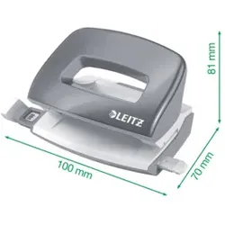 LEITZ Locher + Hefter WOW metallic violett 5561-20-62 NeXXt Mini