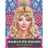 majosta Malbuch für Mädchen ab 10 Jahren: Tolles Anti Stress Geschenk für Mädchen und Jugendliche zur Förderung von Entspannung und Achtsamkeit | Kreatives Ausmalen für Teenager