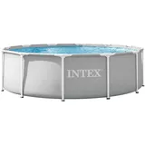 Intex 26716 Swimming Pool Ø 366 x 99 cm Frame Pool Set Prism Rondo mit Filterpumpe