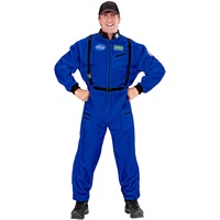Widmann - Kostüm Astronaut, Raumanzug, Overall blau, Weltall, Spaceman, Raumfahrer, Faschingskostüme