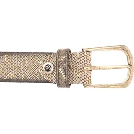 B.belt Damengürtel Leder Goldfarben 95