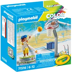 PLAYMOBIL Color Skater mit Basketball, Aktion/Abenteuer, 3 Jahr(e), Mehrfarbig,