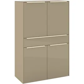 Set One by Musterring Highboard Reno 92 x 42 x 140 cm Taupe