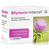Silymarin-Intercell® Cholin + Mariendistel LEBERUNTERSTÜTZUNG 120 Kapseln