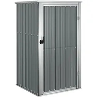 vidaXL Geräteschrank 0,89 x 0,89 m Grau